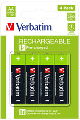 Verbatim 49517 husholdningsbatteri Genopladeligt batteri AA Nikkel-Metalhydrid (NiMH)