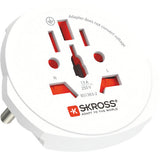 Skross PRO Light USB (2xA) - World Hvid