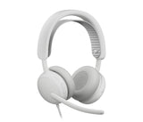 Logitech 981-001617 hovedtelefoner/headset Ledningsført Opkald/musik USB Type-C / USB Type-A Hvid