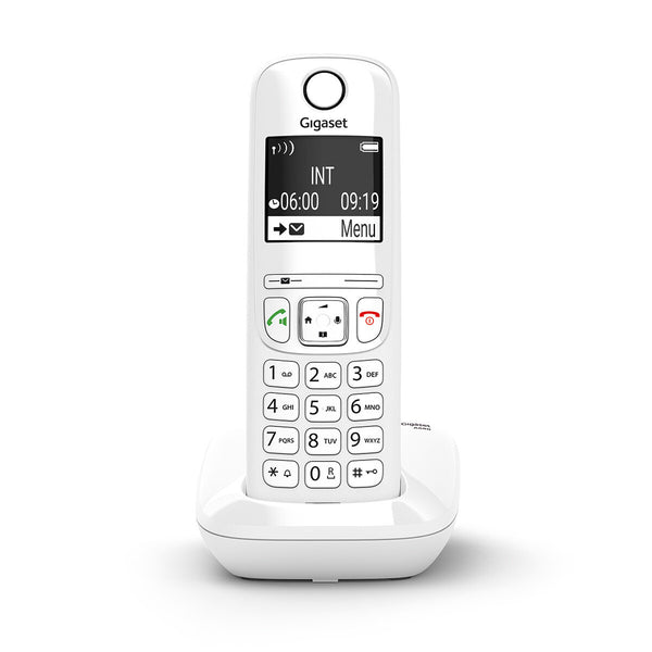 Gigaset AS690 Analog/DECT-telefon Nummervisning Hvid