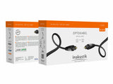 Inakustik 00312115 InfiniBand og fiberoptisk kabel 1,5 m Toslink Sort