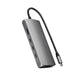 Satechi ST-P8KEM dockingstation Ledningsført USB 3.2 Gen 1 (3.1 Gen 1) Type-C Grå