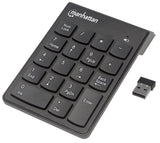 Manhattan 178846 numerisk tastatur Laptop/PC RF trådløst Sort