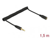 DeLOCK 86768 lydkabel 1,5 m 3.5mm Sort