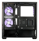 Cooler Master Elite 690 Wood Midi Tower Sort