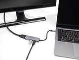 DeLOCK 61063 interface hub USB 3.2 Gen 1 (3.1 Gen 1) Type-C 10000 Mbit/s Grå