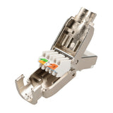 Extralink TOOLLESS RJ45 CAT.6A PLUG 1 Metallic