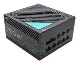 Azza PSAZ-750G enhed til strømforsyning 750 W 20+4 pin ATX ATX Sort