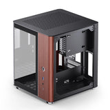 Jonsbo TK-0 BLACK computeretui Sort, Træ