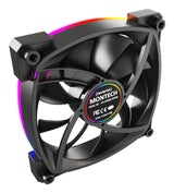 Montech RX120 PWM Computerkabinet Ventilator 12 cm Sort 1 stk