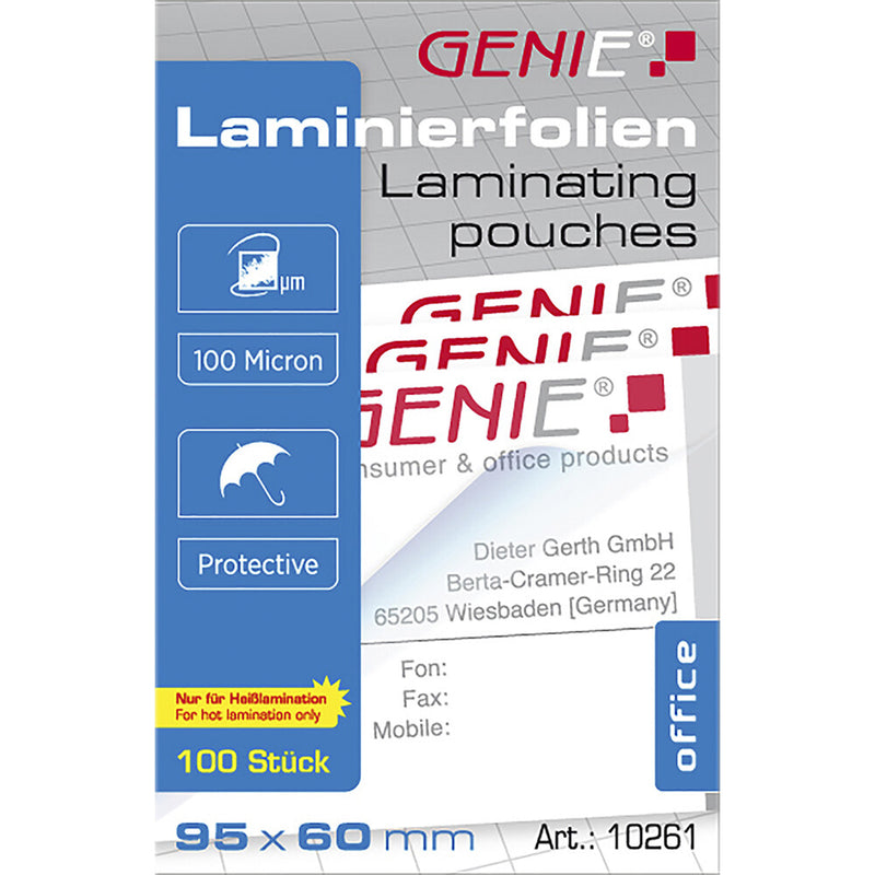 Genie 10261 plastlomme 100 stk
