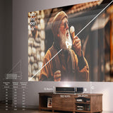 Hisense PT1 Ultrakort projektor med kort projiceringsafstand UHD 4K (3840x2160) 3D Sort