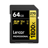 Lexar LSD1800064G-BNNNG hukommelseskort 64 GB SDXC UHS-II Klasse 10