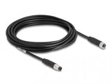 DeLOCK 80145 sensor- & aktuatorkabel 5 m M8 Sort