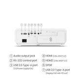 BenQ X500i Projektor med kort projiceringsafstand 2200 ANSI lumens DLP UHD 4K (3840x2160) Sort, Hvid
