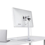 StarTech.com ARMPIVSTND skærmbeslag og -stativer 86,4 cm (34") Skrivebord Sølv
