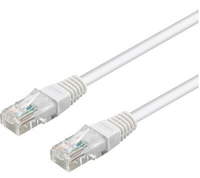 Goobay 1.5m, Cat5e UTP netværkskabel Hvid 1,5 m