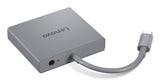 Lenovo GX91R64790 dockingstation Ledningsført USB 3.2 Gen 1 (3.1 Gen 1) Type-C Grå
