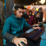 Logitech G G213 Prodigy tastatur Spil USB AZERTY Belgisk Sort