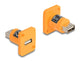 DeLOCK 87999 kabel kønsskifter USB 2.0 Type-A female Orange