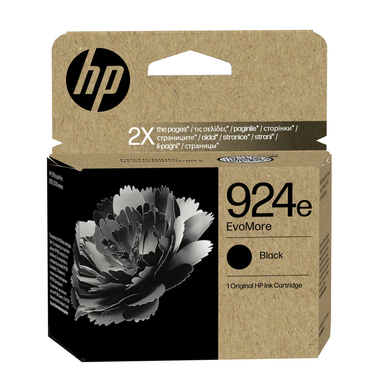 HP Original 924e EvoMore-blækpatron, sort