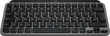 Logitech MX Keys Mini For Mac tastatur Hjemme/kontor Bluetooth QWERTZ Tysk Sort, Grå