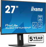 iiyama ProLite XUB2797UHSNP-B1 computerskærm 68,6 cm (27") 3840 x 2160 pixel 4K Ultra HD LED Sort