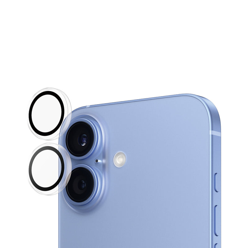 PanzerGlass ® Hoops® Kameralinsebeskytter Transparent iPhone 16 | 16 Plus