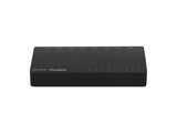 Lanberg DSP2-1008-12V netværksswitch Ikke administreret Gigabit Ethernet (10/100/1000) Sort