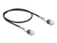 DeLOCK 80388 netværkskabel Sort 0,5 m Cat6a U/UTP (UTP)