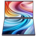 Acer PD163Qbmiuux computerskærm 39,6 cm (15.6") 1920 x 1080 pixel Double Full HD LED Grå