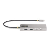 StarTech.com 10G2A1C25EPD-USB-HUB dockingstation Ledningsført USB 3.2 Gen 2 (3.1 Gen 2) Type-C Grå