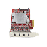 StarTech.com P10Q4C-USB-CARD-LP interface-kort/adapter Intern USB 3.2 Gen 2 (3.1 Gen 2)