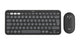 Logitech Pebble 2 Combo tastatur Mus inkluderet Universel RF trådløs + Bluetooth QWERTZ Tysk Grafit