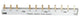 ABB PS3/12FI pin skinne 1 stk 211 mm