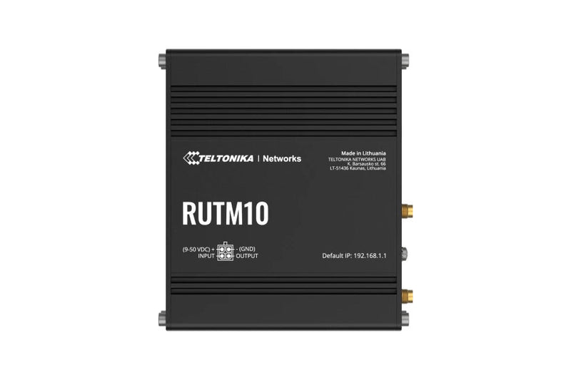 Teltonika RUTM10 trådløs router Gigabit Ethernet Dual-band (2,4 GHz / 5 GHz) Sort