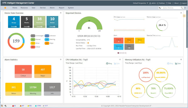 HPE Networking IMC Intelligent Analysis Reporter Software License E-LTU 0 licens(er) Elektronisk software download (ESD)