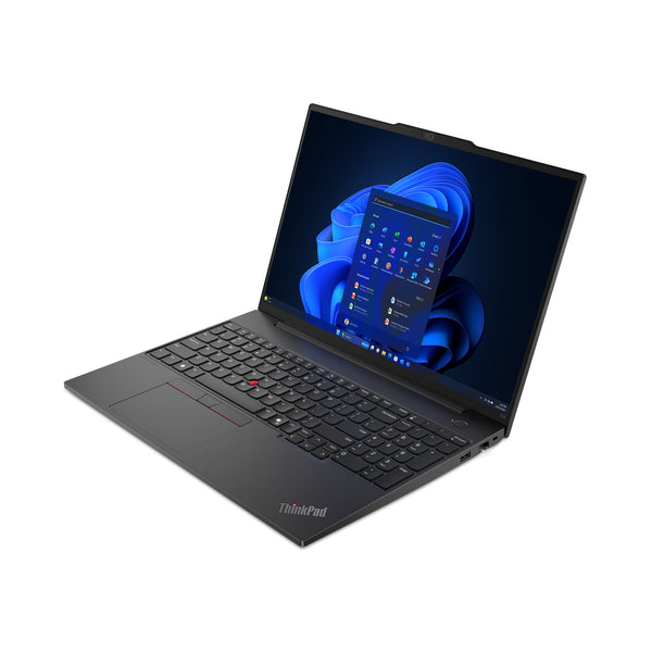 Lenovo ThinkPad E16 Gen 2 (Intel) Intel Core Ultra 5 125U Laptop 40,6 cm (16") WUXGA 16 GB DDR5-SDRAM 512 GB SSD Wi-Fi 6E (802.11ax) Windows 11 Pro Tysk Sort