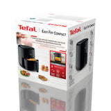 Tefal Easy Fry EY145810 frituregryde Enkelt 3 L Enkeltstående 1300 W Varmluftsteger Sort