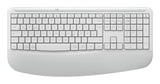 Logitech Signature Comfort Plus Combo MK880 tastatur Mus inkluderet Universel RF trådløs + Bluetooth QWERTZ Tysk Hvid