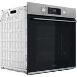 Whirlpool OMK58CU1SX 71 L Sort, Rustfrit stål