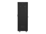 Lanberg FF01-6637-12B stativ 37U Fritstående reol Sort
