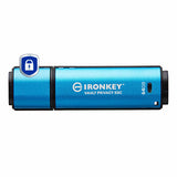 Kingston Technology IronKey 64GB USB-C Vault Privacy 50C AES-256 Encrypted, FIPS 197