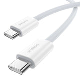 Baseus Superior USB-kabel USB 2.0 1 m USB C 480 Gbit/sek. 30 W Hvid