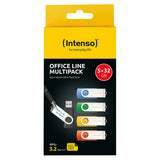 Intenso 3543585 USB-nøgle 32 GB USB Type-A 3.2 Gen 1 (3.1 Gen 1) Flerfarvet