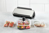 FoodSaver VS3190X vakuum forsegler Sort, Rustfrit stål