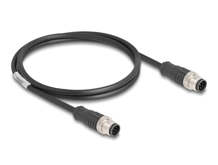 DeLOCK 80806 netværkskabel Sort 1 m Cat5e S/FTP (S-STP)