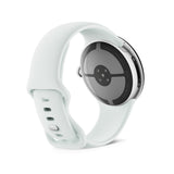 Google Pixel Watch 5 AMOLED 45 mm Digital Berøringsskærm Sølv Wi-Fi GPS (satellit)