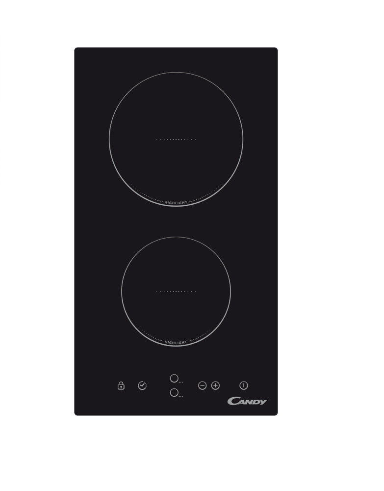 Candy Timeless CDH 30 Sort Indbygget 28.8 cm Keramisk 2 zone(s)