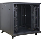 Inter-Tech SNB-8815 15U Fritstående reol Sort